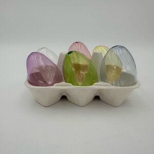 Eddie Bauer Multicolor Glass Eggs